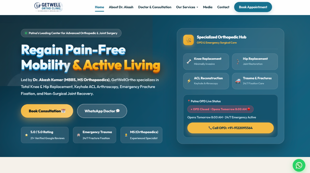 GetWellOrtho Healthcare Platform