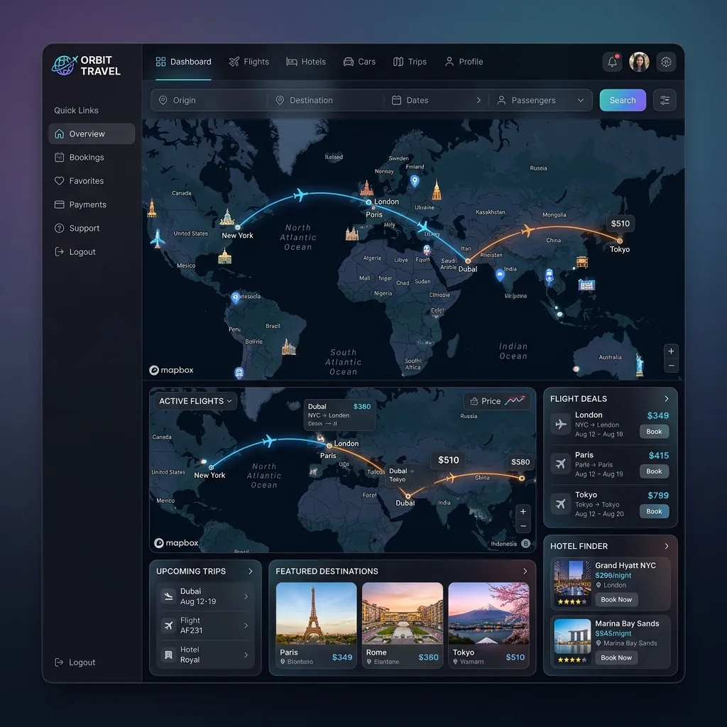 TravelBuddy AI Flight & Hotel Booking Platform production case study showcase preview